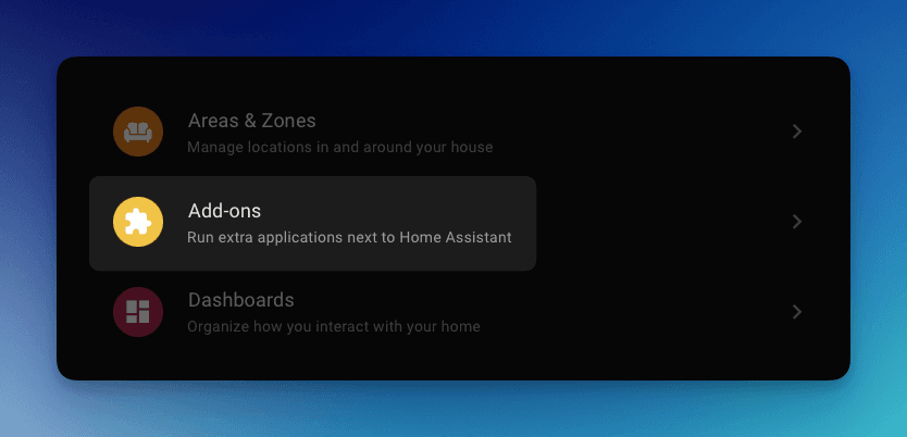 Open Settings