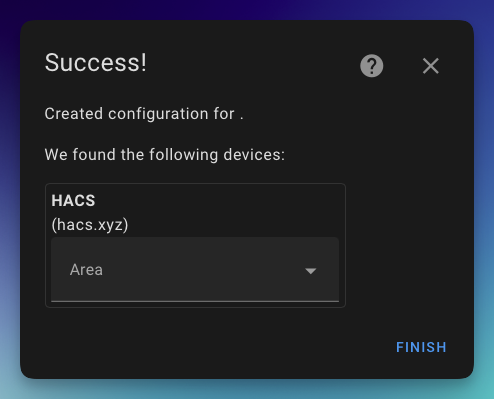 HACS Success