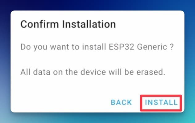 Confirm popup