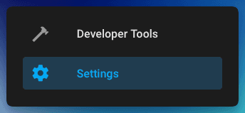 Open Settings
