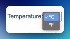 Change Temprature